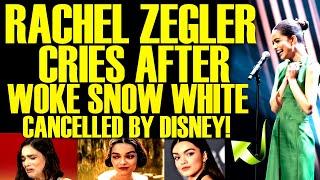 RACHEL ZEGLER CRIES AFTER WOKE SNOW WHITE GETS CANCELLED BY DISNEY! A TOTAL DISASTER & FAILURE