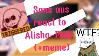 ||Sans Aus react to @Alisha-pleb +memes|| (ft-Sans Aus ) Ships? [sad️] Lol / part 2/3