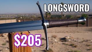 A $205 longsword with a touch of Fantasy! Fidestisan sword reviewed