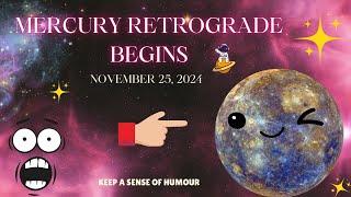 ️ Daily Astrology November 25, 2024 – Mercury Moves Retrograde in Sagittarius!