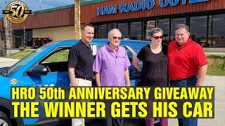 Giveaway Winner Get His Car! - HRO 50th Anniversary