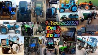 Arzon Traktorlarni Zo'ri 4.Yanvar.2025 Mtz Ttz T40 Yumz Mini Tractor New Holland T-150 Zil-130  Mik.