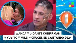 Wanda y L-Gante + Yuyito y Milei + Cruces Cantando 2024 #Intrusos | Programa (04/11/24)