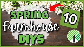 10 SPRING DOLLAR TREE DIYs & Home Decor Ideas On a Budget | Farmhouse CRAFT HACKS & GIFTS to DIY