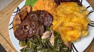 LETS COOK SUNDAY DINNER WITH ME FROM START TO FINISH | MAC & CHEESE | GREENS || TERRI-ANN’S KITCHEN