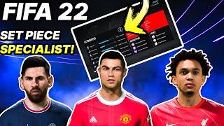 SET PIECE SPECIALIST BUILD FOR PLAYER CAREER MODE! ️| FIFA 22