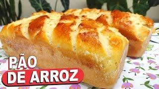 SOBROU ARROZ FAÇA ESSE PÃO DELICIOSO E QUE FICA SUPER FOFINHO POR VÁRIOS DIAS!