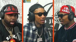 Wiz Khalifa Tells the No Jumper Crew To Stop Smoking Blunts!