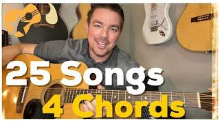 25 Country Songs Using 4 Chords