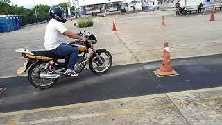 Percurso de moto bem explicado