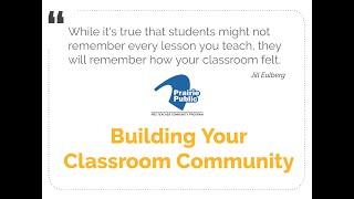 Building Classroom Community