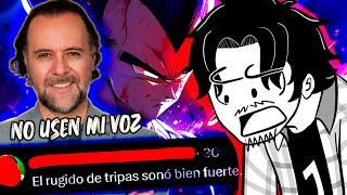 Haters atacan a RENÉ GARCÍA (Actor de doblaje de Vegeta)