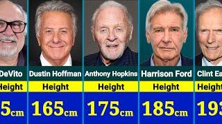 Shocking Heights of Senior Hollywood Actors | Shortest to Tallest