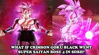 What If Crimson Goku Black Went SSJ Rosè 4 in Super DB Heroes? Dragon Ball Xenoverse 2 Mods