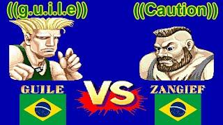 Street Fighter II': Champion Edition - ((g.u.i.l.e)) vs ((Caution)) FT5