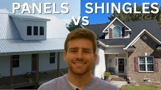 Asphalt Shingles vs Metal Panels (ROOFING COMPARISON)