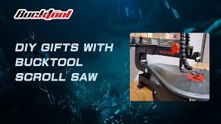 DIY Gifts for Your Friends and Family with Bucktool Scroll Saw! #shorts #youtubeshorts #woodworking