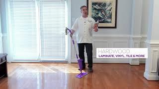 How To Clean Floors - Click n Clean All Floors - No Bucket Floor Cleaner