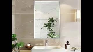 Rectangular Frameless Bathroom Mirror