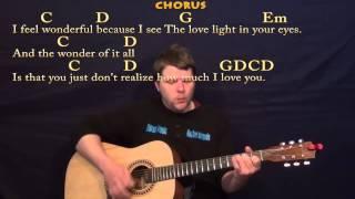 Wonderful Tonight - Easy Strum Guitar Cover Lesson in G with Lyrics