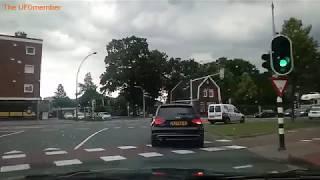 Car DashCam Driving from Hengelo to Enschede The Netherlands