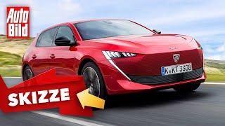 Peugeot 308 (2021): Skizze - Kompaktwagen - Marktstart - Motor - Info