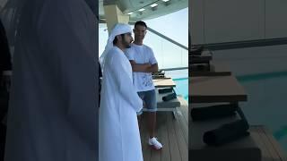 Ronaldo and Sheikh Dubai  #habibi #explore #worldcup #travel #dubai