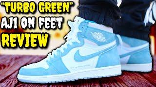 "TURBO GREEN" AIR JORDAN 1 ON-FEET REVIEW! BEFORE YOU BUY! DON'T SLEEP ON THESE!