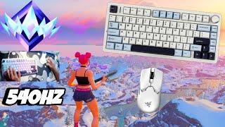 Aula F75 ASMR Unreal Ranked  Satisfying Keyboard Fortnite 540 FPS Smooth 4K