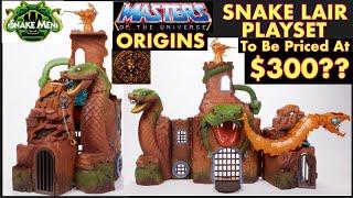 MOTU ORIGINS - Snake Lair Playset To Be Priced At $300! HISSS…..Or MISS?