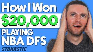 I WON $20K using THIS NBA DFS strategy