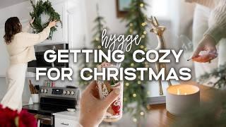 GETTING COZY FOR CHRISTMAS  | DIY Christmas Decor, Peppermint Coffee & Baking Homemade Cookies