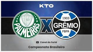 AO VIVO PALMEIRAS X GRÊMIO 08.11 BRASILEIRÃO 2024 - FARID REAGINDO AO JOGO!!!