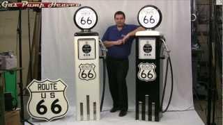 Route 66 Replica Gas Pump from Gas Pump Heaven 8-ball pump