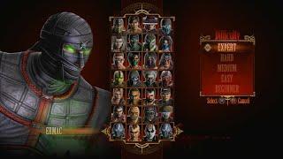 Mortal Kombat 9 - Expert Arcade Ladder (Ermac/3 Rounds/No Losses)