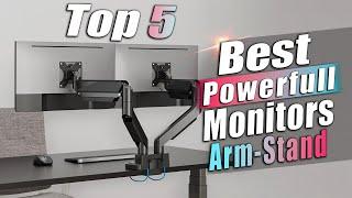 Top 5 best dual monitor arm | best monitor arm for desk 2024 #dualmonitor