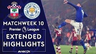 Southampton v. Leicester City | PREMIER LEAGUE HIGHLIGHTS | 10/25/19 | NBC Sports