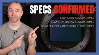 Sony A1 II & Sigma Canon RF News!