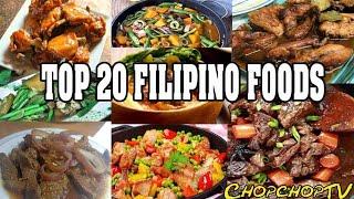 Top 20 Filipino Foods