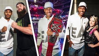 Aubameyang as WWE Universal champion?!