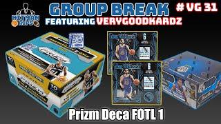 PRODUCT OF THE DECADE! Prizm DECA FOTL - 2 Breaks Only with VGK!