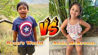 Ryan's World VS Alaïa McBroom Transformation  From Baby To 2024