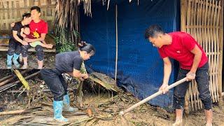 Single mother: Faced with disaster when floodwaters swept away all her belongings and home