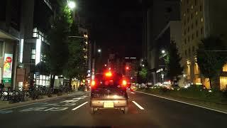 福岡市 ドライブ 百道 博多駅前 Fukuoka City night drive 2024