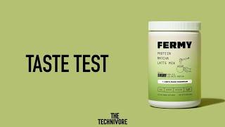 FERMY Protein Matcha Latte Mix Taste Test