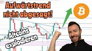 Bitcoin & Altcoins setzen den Aufwärtstrend fort! Was sind die nächsten Kursziele?