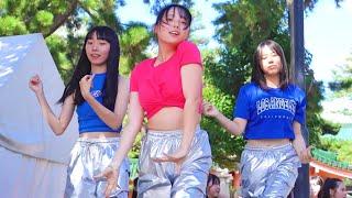 [Japanese girls' dance] Dancers who have trouble focusing their eyes appear #girlsdance