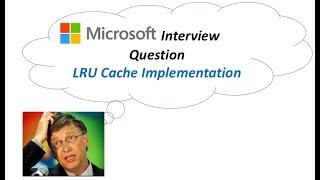 #1 Coding Interview Question: LRU Cache Implementation(Logicmojo.com)