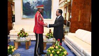 Le Président de la Transition, Président de la République Gabonaise, reçu au Palais de l'Unité