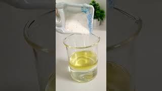 Mixing oil & water with soap or detergent